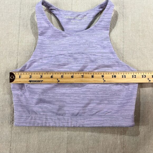 Outdoor Voices Space Dye Purple Sports Bra XS - Picture 7 of 7